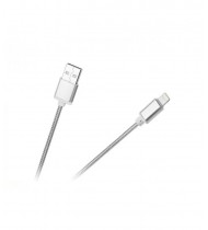 Καλώδιο USB Lightning (iPhone) λευκό 1m M-Life