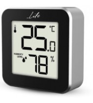 LIFE Alu Mini Ψηφιακό θερμόμετρο και υγρόμετρο εσωτερικού χώρου